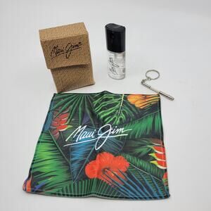 Maui Jim Glasse Cleaning Care Kit screwdriver Spray1 oz Cloth Case New